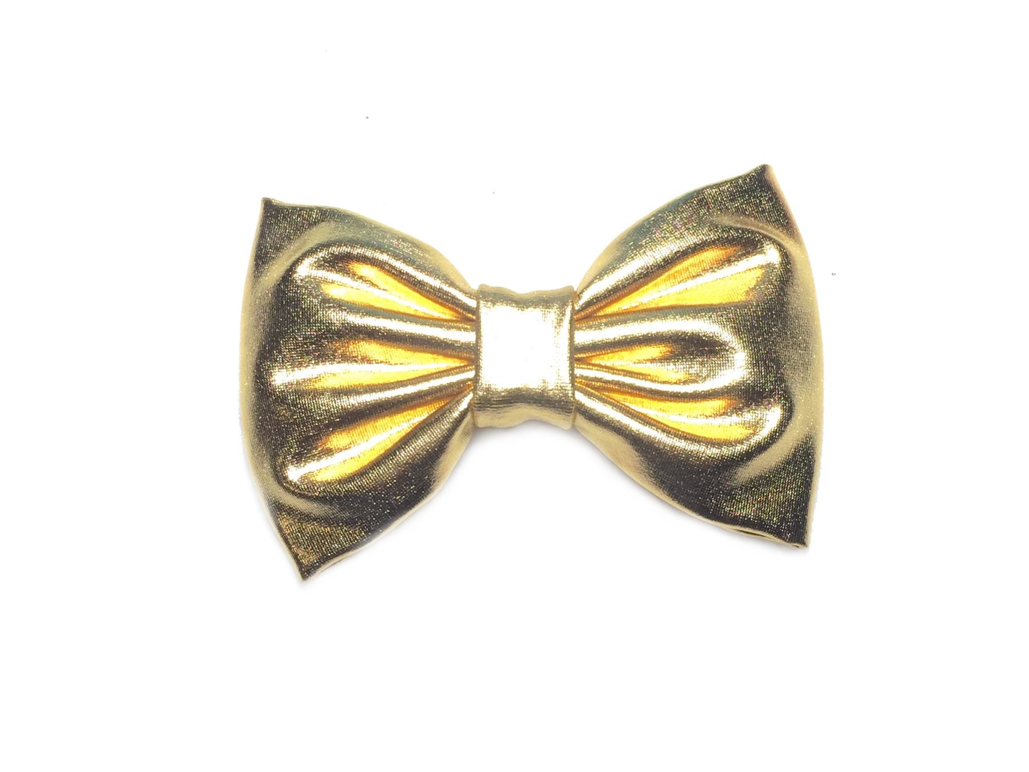 New Gold Bow Barrette ✨✨?? Unicra Large Gold Sequin Hair Bow Clip Barrette for Toddler  main image 3
