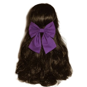 Sailor Bow, Purple Hair Bows For Girls, Costume Accessories, Kawaii Hair Bow Clip, Big Hair Bows, Hair Bows For Women, Fabric Bows,