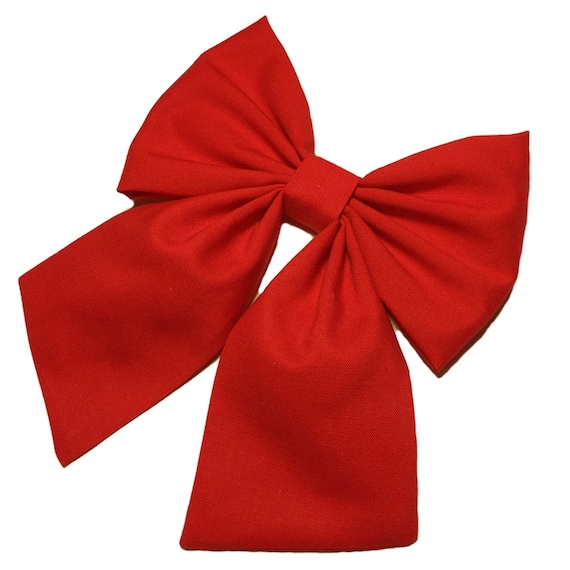 TitasHidingPlace Red Hair Bows for Girls, Red Hair Bow, Red Hair Clip, Cosplay Hair Bows, Kawaii Hair Accessory, Cheer Bows, Dance Bows, Big Bows