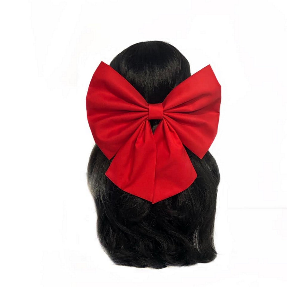 Red Large Cosplay Hair Bow for Women Oversize Hair Bow Etsy