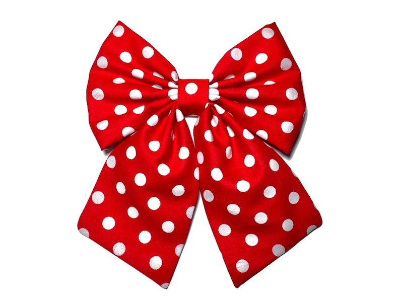 Minnie Mouse Hair Bow, Red Hair Bow, Polka Dots Bow, Hair Bows For Girls, Girls Hair Bows, Toddlers Hair Bows, Cheer Bows, Dance Red Polka Dot