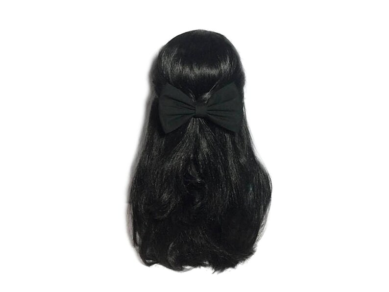 Black Hair Bow, Hair Bow For Girls, Black Bow, Black Hair Bow Clip, Hair Bows For Women, Cosplay Bow, Kawaii Bow Clip, Black Big Bow image 4