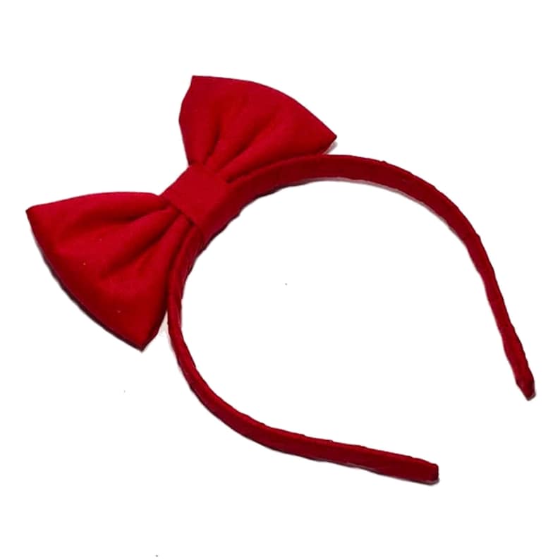 Snow White Headband, Red Bow Headband, Cosplay Bow, Snow White Hair Bow, Snow White Bow, Red Hair Bow, Women Hair Bow. Girls Headband Red afbeelding 3