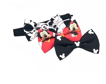 Bow Tie For Kids, Bow Ties For Boys, Boys Bow Tie, Mickey Mouse Bow Tie, Disney Bow Tie, Bowtie, Baby Bow Tie, Bow Ties For Men, Mickey Bow