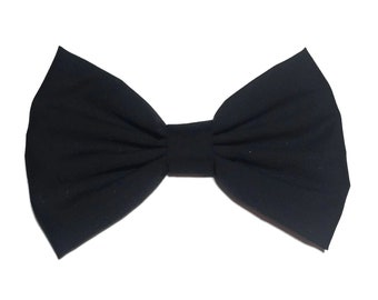 Black Hair Bow, Hair Bow For Girls, Black Bow, Black Hair Bow Clip, Hair Bows For Women, Cosplay Bow, Kawaii Bow Clip, Black Big Bow