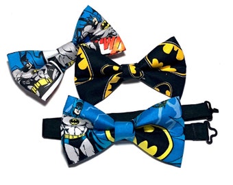 Pajarita de Batman, Pajaritas para niños, Pajaritas para niños, Pajaritas para hombres, Pajaritas, Pajarita para bebé, Pajarita negra, Pajarita de superhéroe, Pinza para el pelo
