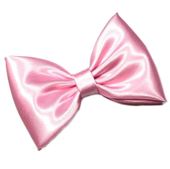 SATIN BOW HAIR CLIP LIGHT ROSE SATIN BOW HAIR CLIP LIGHT ROSE
