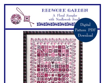 Redwork Cross Stitch Etsy