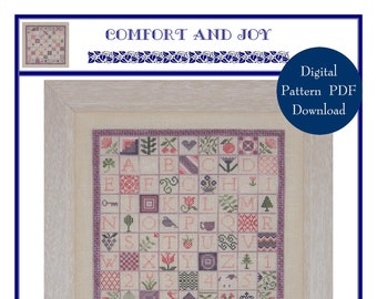 Comfort and Joy (BRD-023) Cross Stitch Chart – Digital Pattern PDF Download