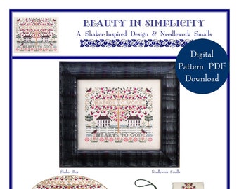 Beauty In Simplicity (BRD-104) Cross Stitch Chart – Digital Pattern PDF Download