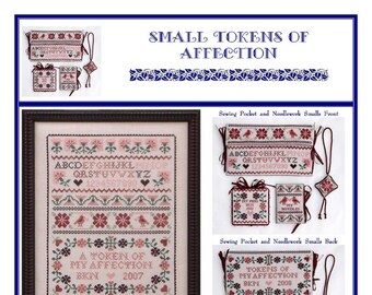 Small Tokens of Affection (BRD-064) Cross Stitch Chart - Paper Pattern