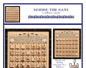 Behind The Gate (BRD-072) Cross Stitch Chart - Paper Pattern