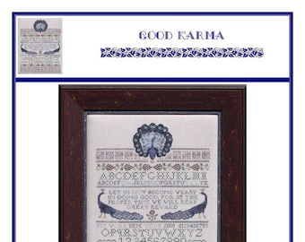 Good Karma (BRD-071) Cross Stitch Chart - Paper Pattern