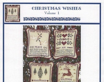 Christmas Wishes Volume 1 - Holiday Ornaments (BRD-018) Cross Stitch Chart - Paper Pattern