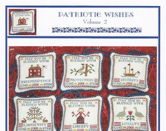 Patriotic Wishes Volume 2 (BRD-034) Cross Stitch Chart - Paper Pattern