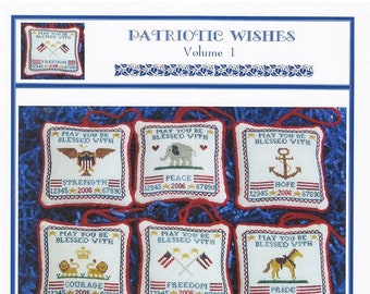 Patriotic Wishes Volume 1 (BRD-033) Cross Stitch Chart - Paper Pattern