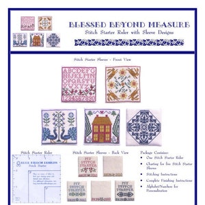 Blessed Beyond Measure (BRD-097) Cross Stitch Chart - Paper Pattern