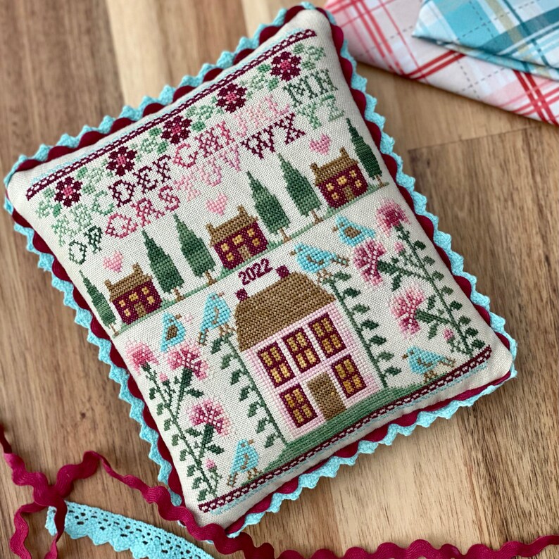 Bluebird Boarding House (BRD-130) Counted Cross Stitch Chart – Digital Pattern PDF