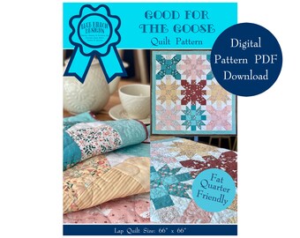 Good for the Goose Lap Quilt Pattern - Digital Pattern PDF Download