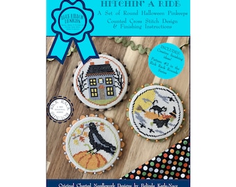 Hitchin&#39; A Ride (BRD-126) Counted Cross Stitch Chart – Paper Pattern