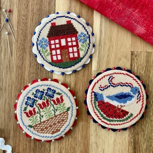 Sweet Slice of Liberty (BRD-121) Counted Cross Stitch Chart – Digital Pattern PDF Download