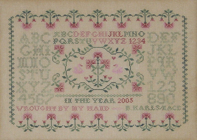 True Love and Grace (BRD-025) Cross Stitch Chart - Paper Pattern