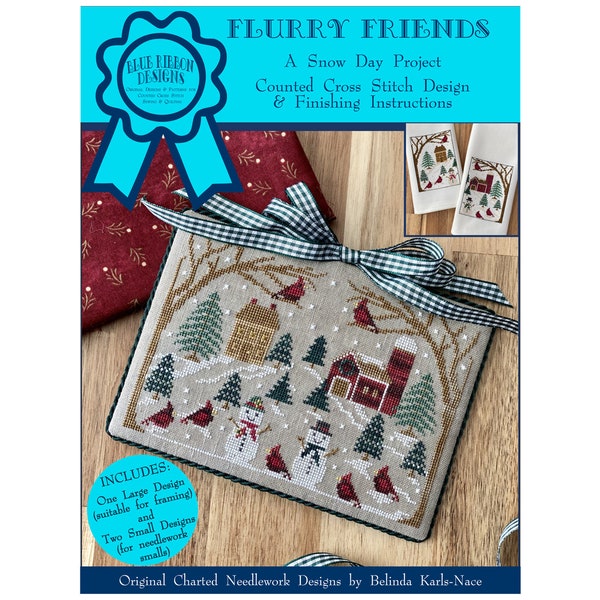Flurry Friends (BRD-129) Counted Cross Stitch Chart – Paper Pattern