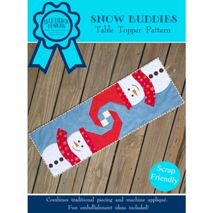 Snow Buddies Table Runner/Quilt - Paper Pattern