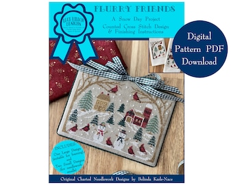 Flurry Friends (BRD-129) Counted Cross Stitch Chart – Digital Pattern PDF