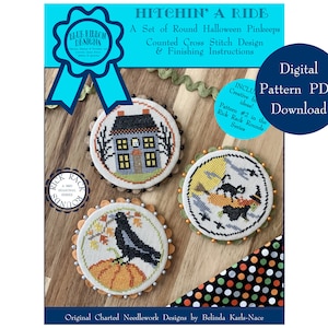Hitchin' A Ride (BRD-126) Counted Cross Stitch Chart –  Digital Pattern PDF