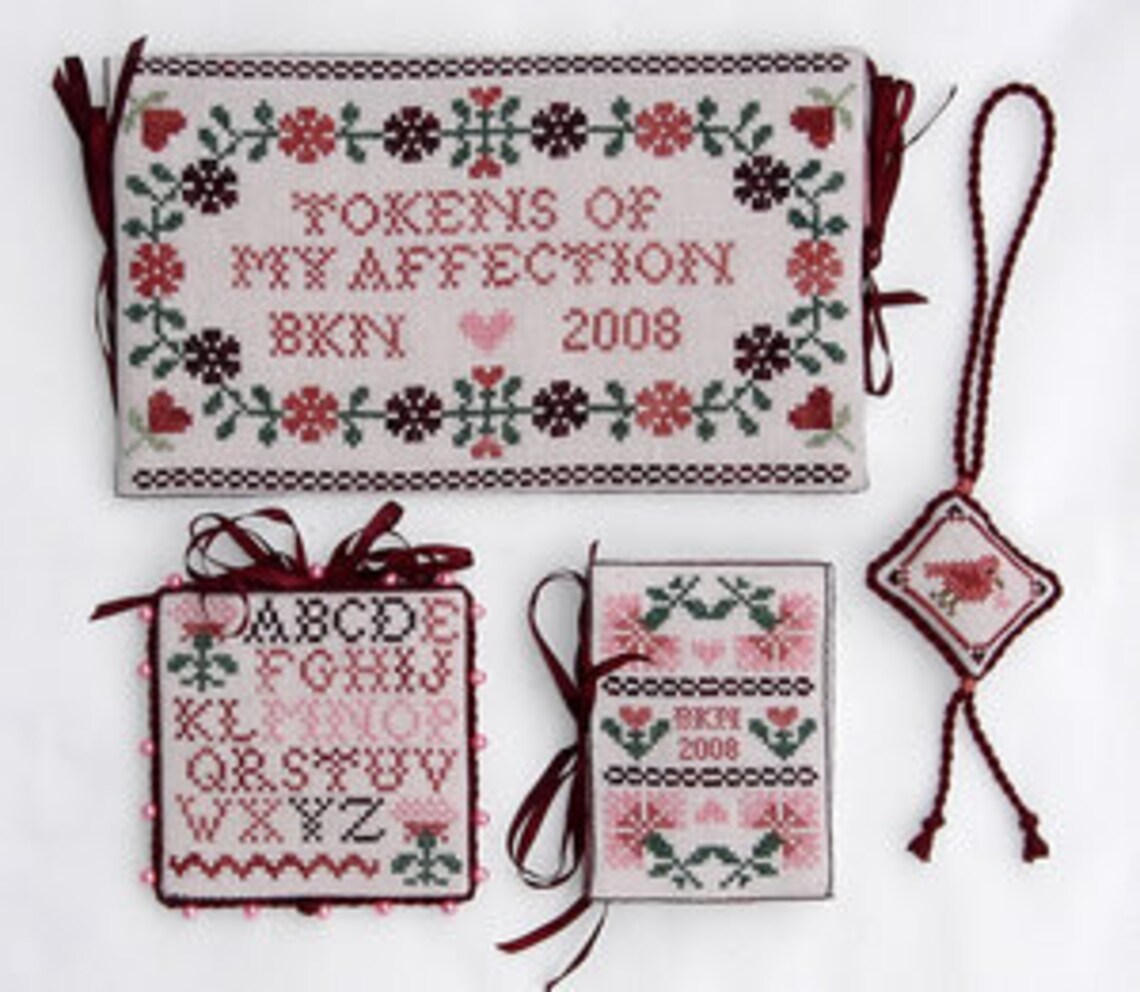 Small Tokens of Affection BRD-064 Cross Stitch Chart Paper - Etsy
