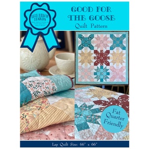 Good for the Goose Lap Quilt Pattern - Paper Pattern