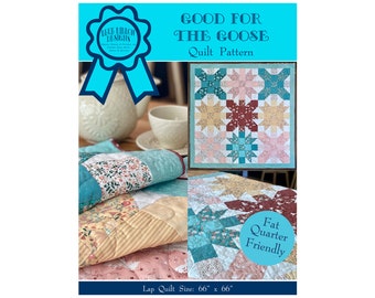 Good for the Goose Lap Quilt Pattern - Paper Pattern