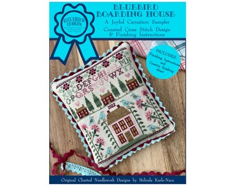 Bluebird Boarding House (BRD-130) Counted Cross Stitch Chart – Paper Pattern