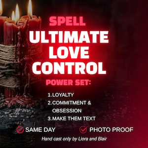 Love Binding Spell | Ultimate Love Control 3-in-1 Power Set: Loyalty, Commitment & Obsession Bundle | No AI