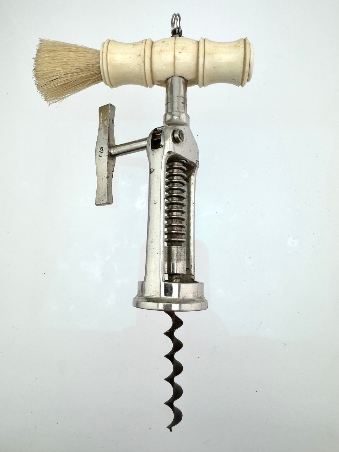 London Rack Mechanical Corkscrew W/ Bone Handle - Etsy