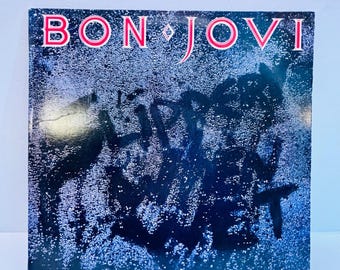 Bon Jovi Slippery When Wet Vinyl LP 1986 Mercury Records 83026-1M