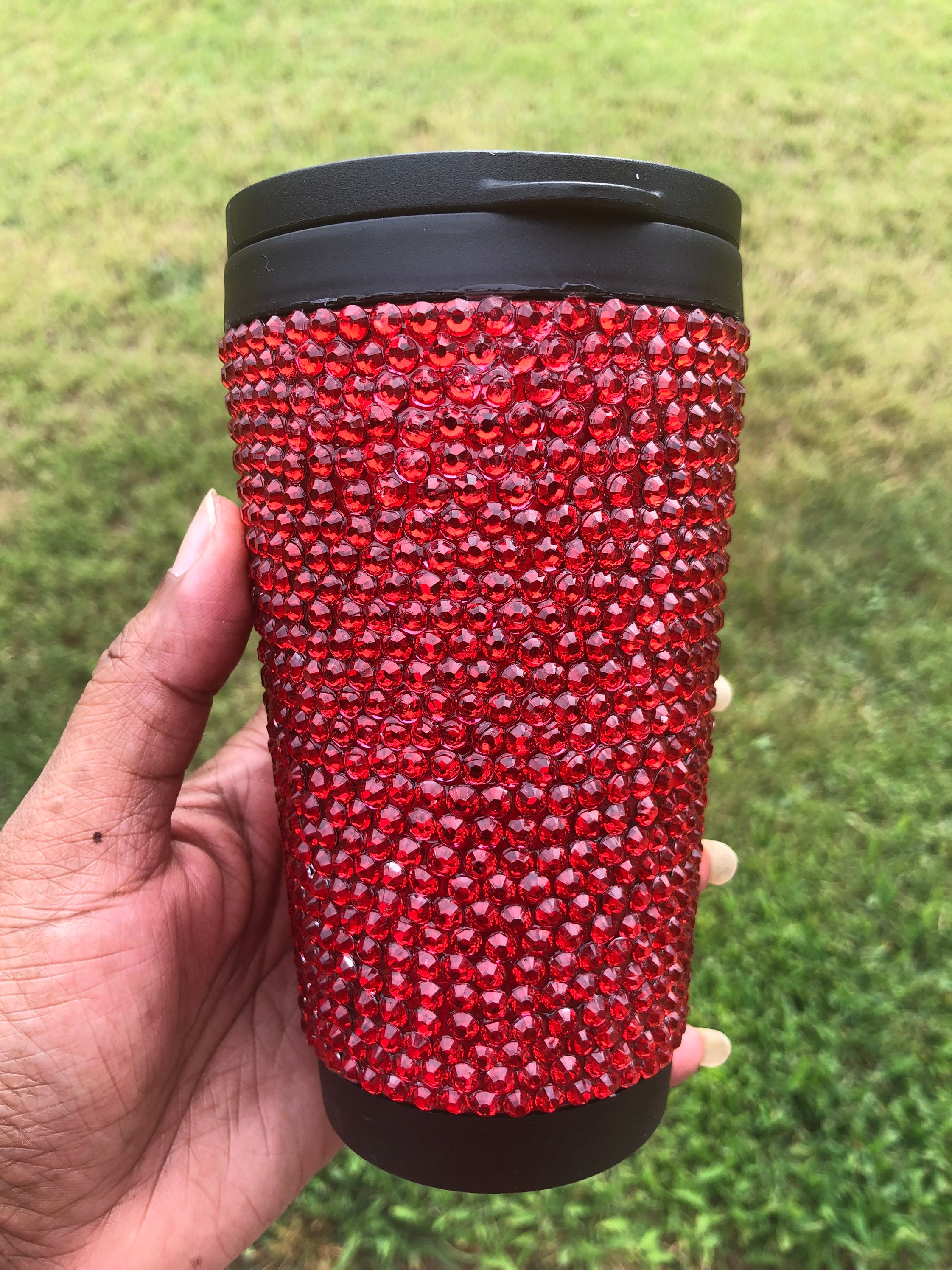 Bling Red Rhinestones Tumbler Wrap Graphic by Digital Nest Egg · Creative  Fabrica