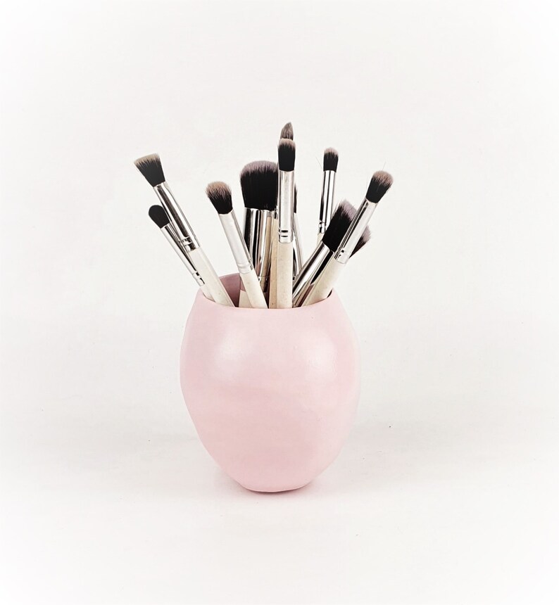 Skull Makeup Brush Holder Skull Brush Holder Makeup Etsy