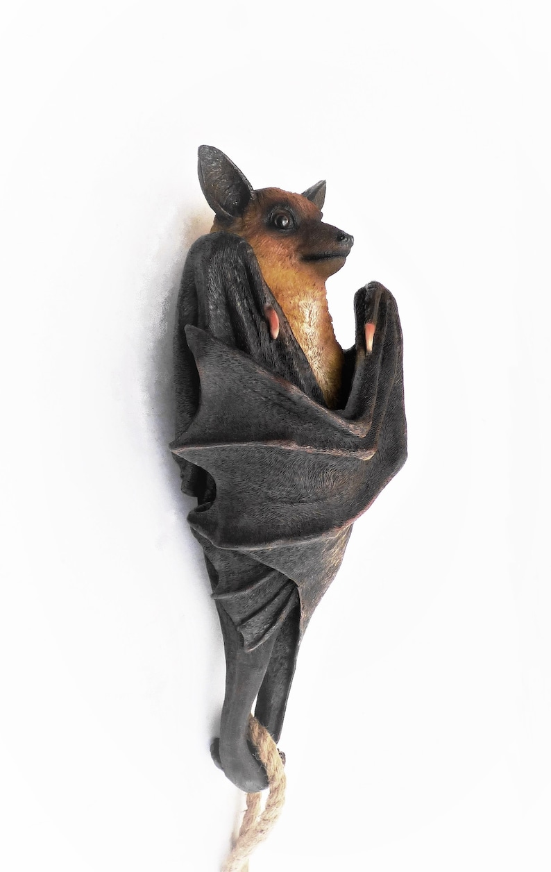 Hanging Bat Halloween Decor Gothic Decor Bat Halloween Etsy Australia
