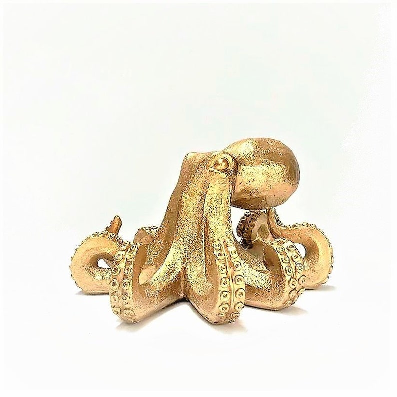 Kraken Octopus Statue Octopus Ocean Decor Steampunk Decor Etsy