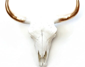 White Cow Skull: Western Decor, Cowboy Nursery,