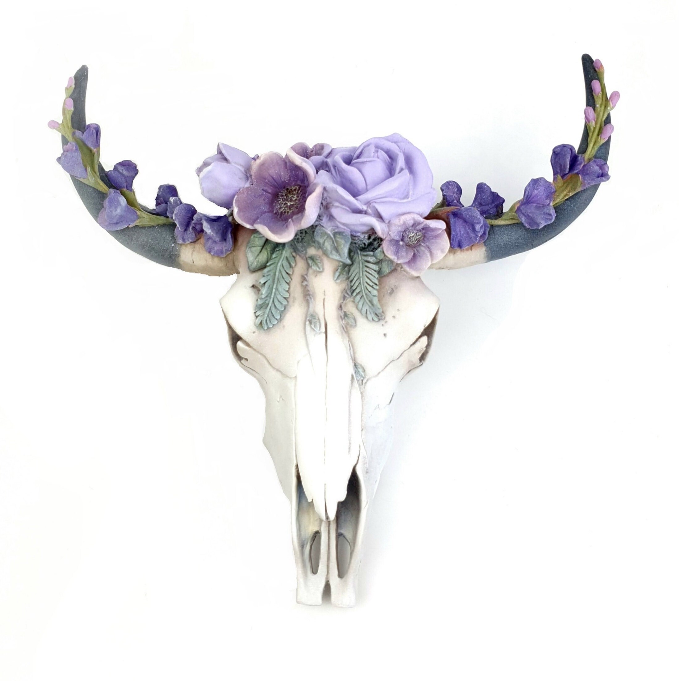 Flower Cow Skull Nursery Decor Cow Skull Bull Skull Wall Etsy