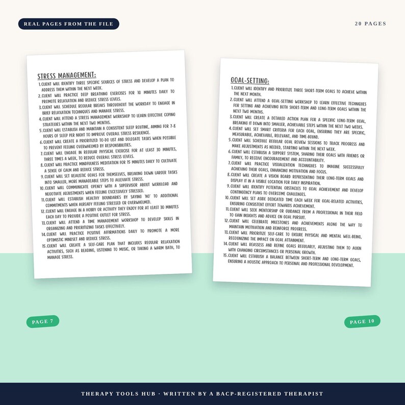 Multiple Smart Goals Template.pdf 300 SMART Therapy Goals for Treatment Planning (PDF Download) - Etsy