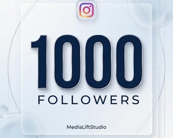 1000 seguidores en Instagram / Servicio de crecimiento en Instagram y promoción en redes sociales / Marketing digital