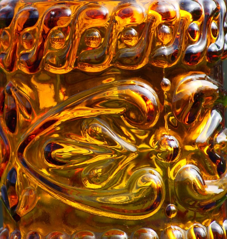 Vintage Amber Glass Kydrb230 Jim Beam Decanter Etsy