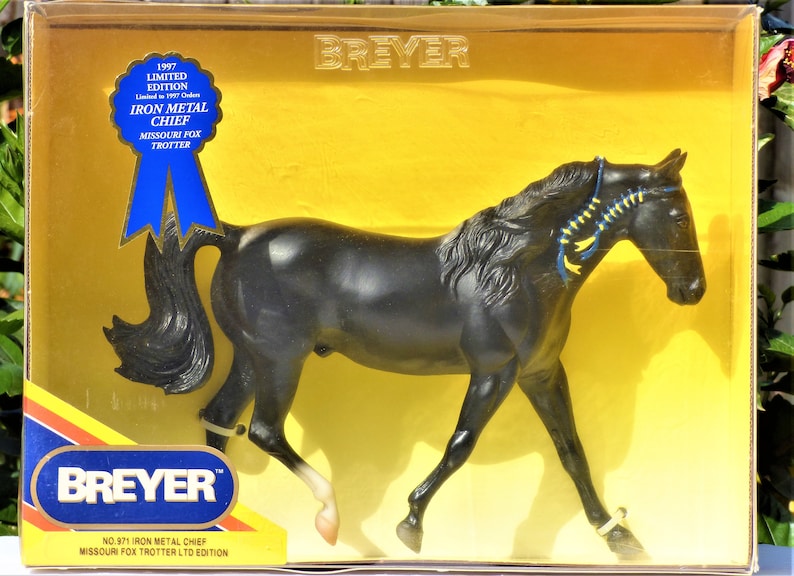 1997 Iron Metal Chief Missouri Fox Trotter Breyer Horse Limited Edition