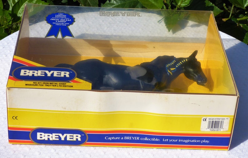 1997 Iron Metal Chief Missouri Fox Trotter Breyer Horse Limited Edition
