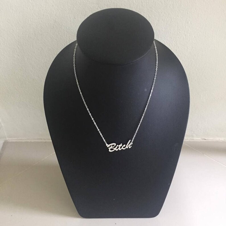 MATURE 16 /'B-tch/' necklace