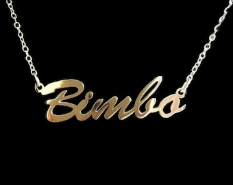 16" 'Bimbo' necklace